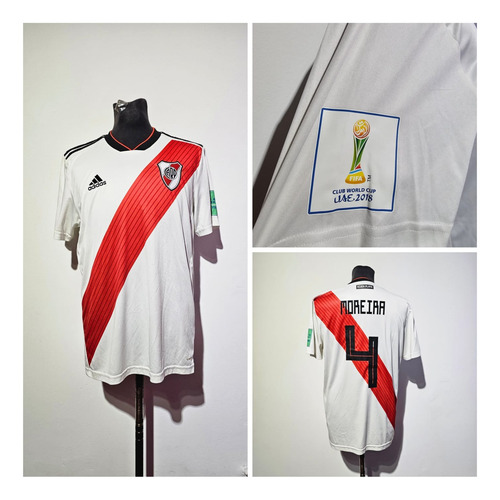 Camiseta River Plate Titular 2018 #4 Mundial De Clubes (Usado)