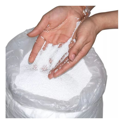 Bolitas De Unicel Bolsa 1kg Blanco Decoracion Fiesta Relleno
