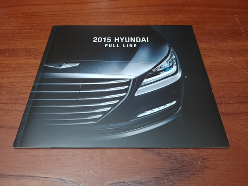 Folleto Libro Ventas Hyundai Linea 2015 Estados Unidos 