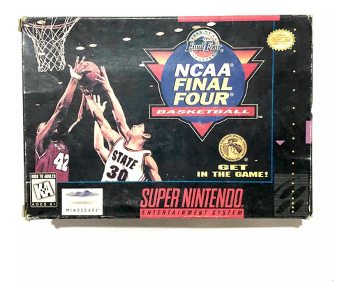 Ncaa Final Four Basketball - Caja Original De Super Nintendo