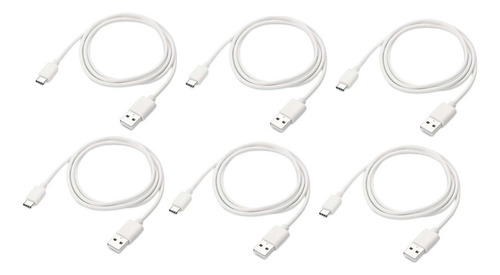 Cables Micro Usb C Carga Rápida 1 Metro 6 Unidades