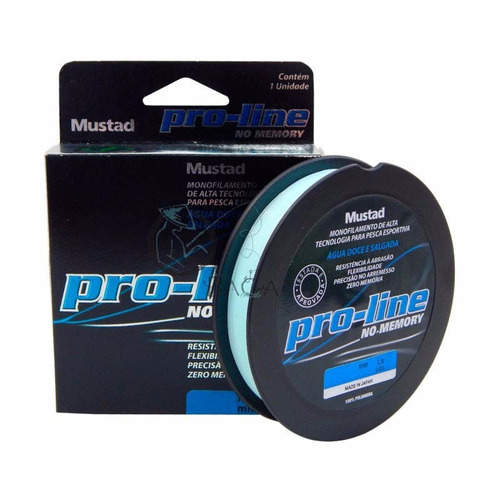 Linha Mustad Pro-line (0,30mm - 12lb) 250m