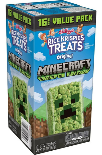Rice Krispies Treats Kellogg's Minecraft Creeper Edition Imp