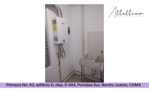 Venta Departamento Calle Pirineos No.93, Edificio D, Depto. 404-d, Portales Sur, Benito Juárez, Cdmx Pma26-di