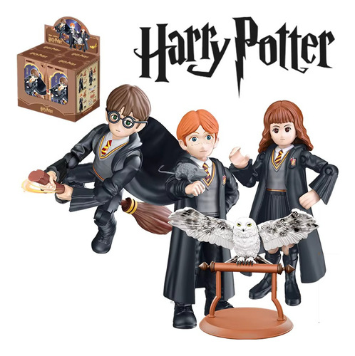 Wb Fondjoy Original Conjunto C/ 4 Personagens Harry Potter