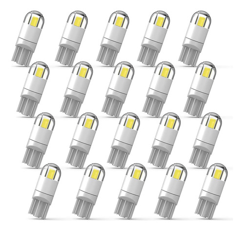 194 Bombilla Led Coche 3030 Chipset 2smd T10 194168 W5w...