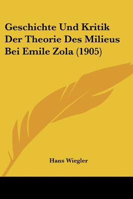 Libro Geschichte Und Kritik Der Theorie Des Milieus Bei E...