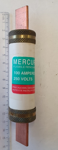 Imagen 1 de 4 de Fusible Mercury Cf230 100 Amp 250 Volts