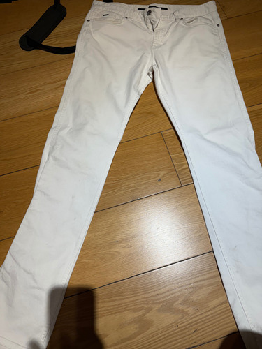 Pantalón Jean Hugo Boss Blanco (Usado)