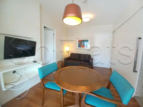 Imagem 5 de 15 de Flat Estanconfor Villa Paulista 37,20m² 1 Dormitório 1 Vaga Para Locação Nos Jardins. - Sf26847