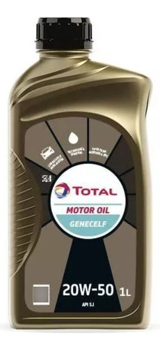 Aceite Total Motor Oil Genecelf 20w50 Mineral 1 Litro