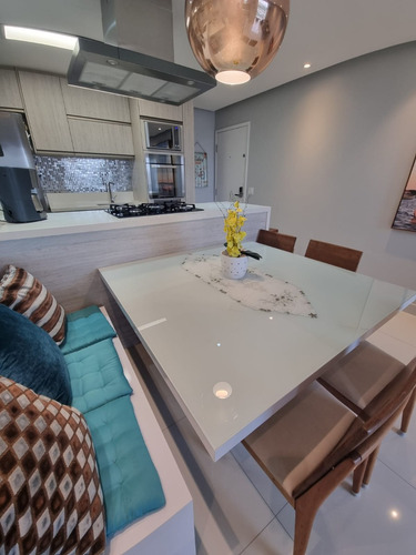 Lindo Apto 70m² No Quartier Residence Jaguaré, 100% Mobiliado, Vista Usp 16º Andar, 2 Vagas
