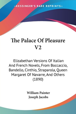 Libro The Palace Of Pleasure V2: Elizabethan Versions Of ...