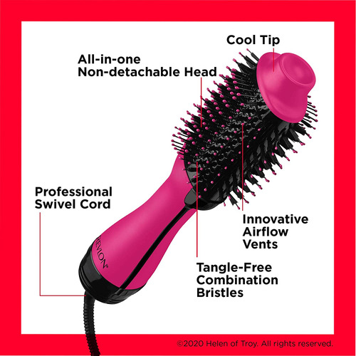 Cepillo De Aire Caliente Revlon One-step Para Secador De Pel