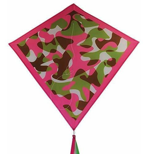 En El Breeze 3261 - Camo Rosado 30 Pulgadas Diamond Kite - D