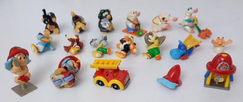 Permuto Lote 70 Juguetes Muñecos Kinder Y Otros Olivos - Zwt (Usado)