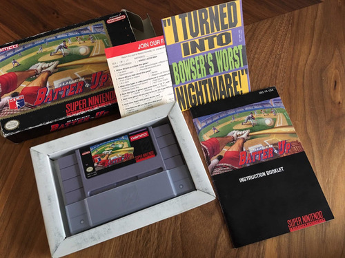 Videojuego Nintendo Snes Super Batter Up Namco 1992 En Caja (Usado)