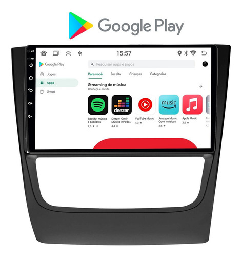 Central Multimidia Gol G6 Saviero Android 13 2gb Carplay 9p