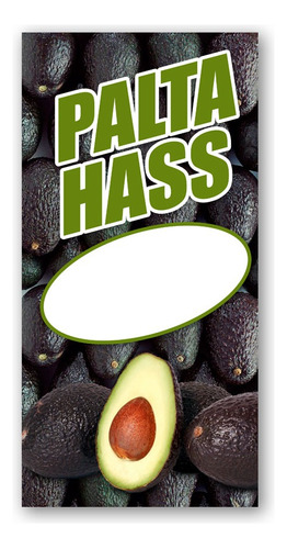 Pendón Publicitario Palta Hass Valores