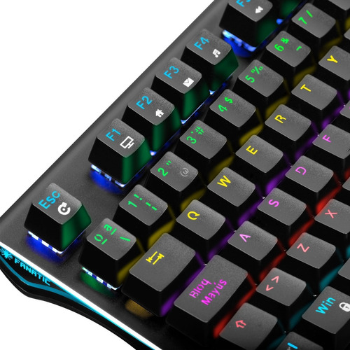Teclado Gamer Mecánico Micronics Vanquish Fk-1003 Rainbow