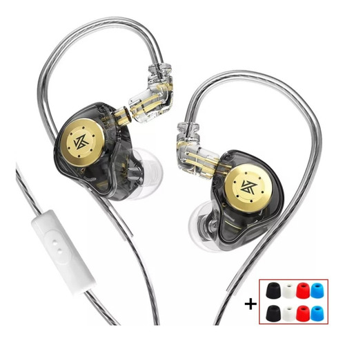 Kz Edx Pro Dual Magnetic Hifi Auriculares Con Micrófono