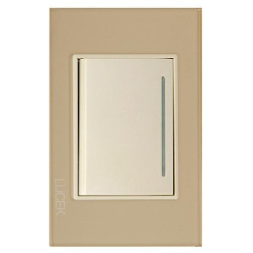 Lucek Pla 1 Int Senc De 3 Mod Cristal Dorado Marfil