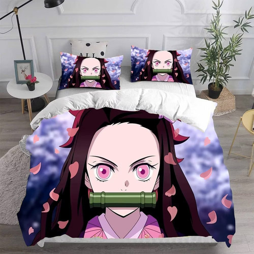 Set De Funda De Edredón Demon Slayer Nezuko Kamado