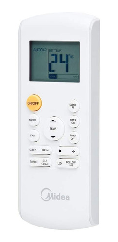 Imagen 3 de 3 de Aire acondicionado Midea Forest mini split frío 12000 BTU blanco 220V MAS12C2FSP