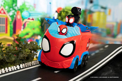 Spidey Camion 3 En 1 Transformable + 3 Fig Y Acc Int Snf0081