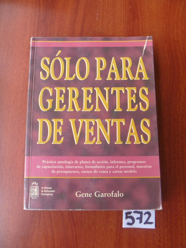 Gene Garofalo / Sólo Para Gerentes De Ventas