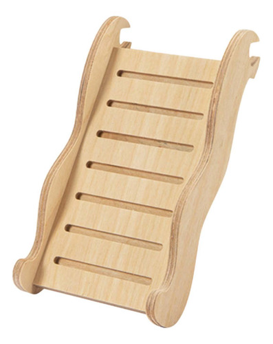 Escalera De Madera Para Hámster, Conejera, Rampa, Juguete S