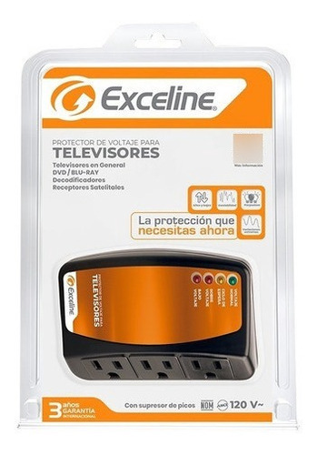 Protector De Voltaje Televisores 120v Exceline