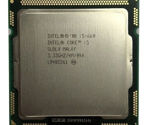 Processador Intel Core I5 660 3.3ghz/4m/09a