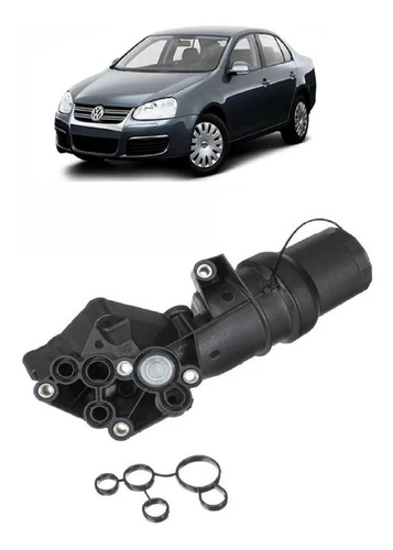 Resfriador De Óleo De Motor Jetta 2.5 Com Suporte  07k115397