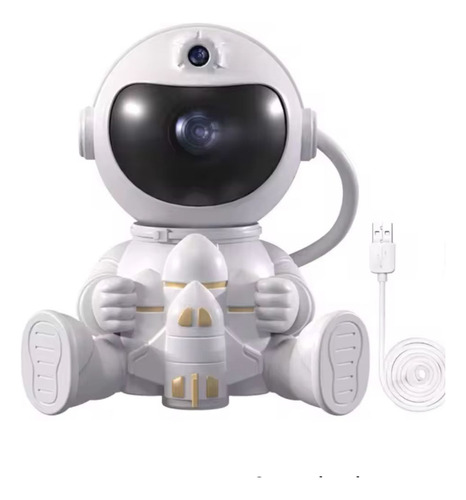 Proyector Lámpara Luz Led Galaxia Astronauta Con Bluetooth