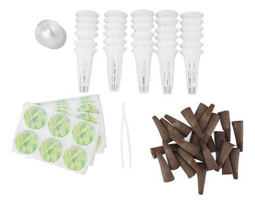 Kit De Semillas Hidropónicas Para Semillas De Turba De Plást