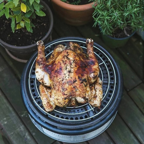 Aro Extensor Altura Pollo Parrilla Cobb Premier Acero Inox