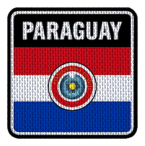 Parche 7,5cm Fshd Emblema Bandera Paraguay Modelo 74 Emblema Bandera Paraguay Modelo 74