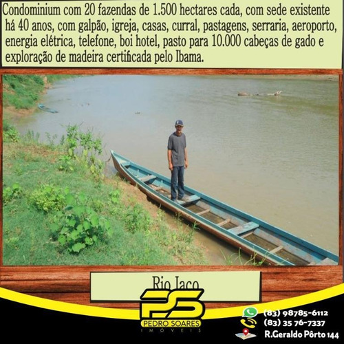 Imagem 7 de 12 de Fazenda À Venda, 15000 M² Por R$ 2.625.000 - Rio Branco/ac - Fa0017