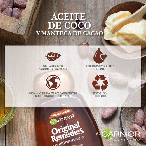 Crema De Tratamiento Coco Cacao 300 Ml Original Remedis