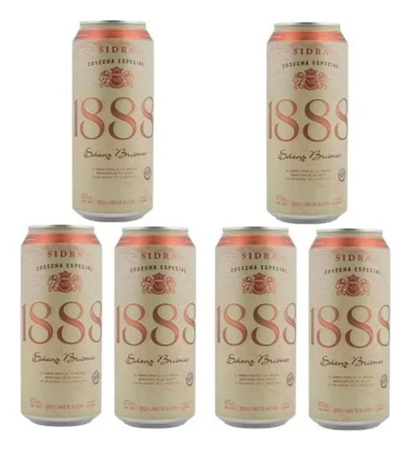 Packx6 Latas - Sidra 1888 Saenz Briones Lata -ideal Regalo-