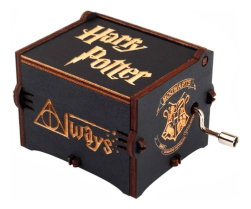 Caixinha Caixa De Música Harry Potter Manivela 