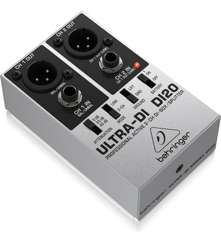 Behringer Di20 Caja Directa Activa De 2 Canales