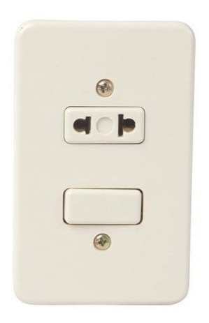 Interruptor Toma 15a Beige Para Empotrar Lumistar 4 Und