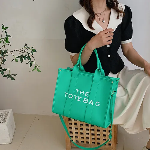 Bolso De Mano Grande, Elegante, Versátil Y Simple Para Mujer