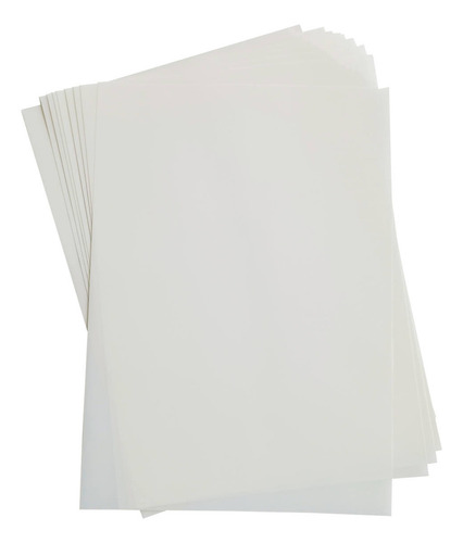 Vinil Adesivo 115g A4 Leitoso Semi Transparente 10fls X-full Cor Semi Transparente Leitoso