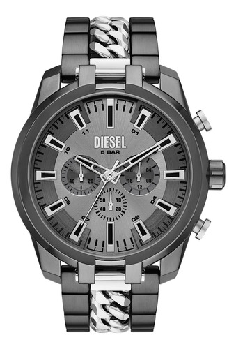 Reloj Pulsera  Diesel Dz4630 Del Dial Gris
