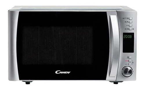 Microondas Candy Con Grill 25 Lts Silver 1000w Dimm