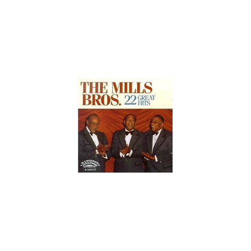 Mills Brothers 22 Great Hits Usa Import Cd Nuevo