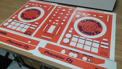 Kit Adesivos Skin Controladora Ddj-sb Pioneer (ddj Sb) Sb1 Kit Adesivos Skin Controladora Ddj-sb Pioneer (ddj Sb) Sb1